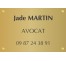 Plaque professionnelle Avocat