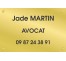 Plaque professionnelle Avocat