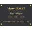 Plaque professionnelle Psychologue