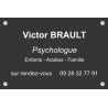 Plaque professionnelle Psychologue