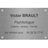 Plaque professionnelle Psychologue