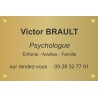 Plaque professionnelle Psychologue