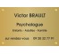 Plaque professionnelle Psychologue