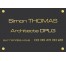 Plaque professionnelle Architecte