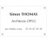 Plaque professionnelle Architecte