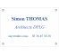 Plaque professionnelle Architecte