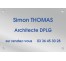 Plaque professionnelle Architecte