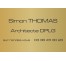 Plaque professionnelle Architecte