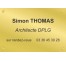 Plaque professionnelle Architecte