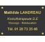 Plaque professionnelle Masseur kinésithérapeute