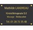 Plaque professionnelle Masseur kinésithérapeute