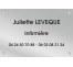 Plaque professionnelle Infirmier(e)