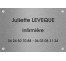 Plaque professionnelle Infirmier(e)