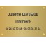 Plaque professionnelle Infirmier(e)