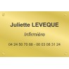 Plaque professionnelle Infirmier(e)
