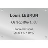 Plaque professionnelle Ostéopathe