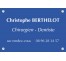 Plaque professionnelle Chirurgien dentiste