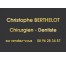 Plaque professionnelle Chirurgien dentiste