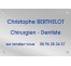 Plaque professionnelle Chirurgien dentiste