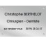 Plaque professionnelle Chirurgien dentiste