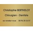 Plaque professionnelle Chirurgien dentiste