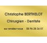 Plaque professionnelle Chirurgien dentiste