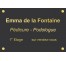 Plaque professionnelle Pédicure