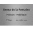 Plaque professionnelle Pédicure