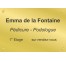 Plaque professionnelle Pédicure