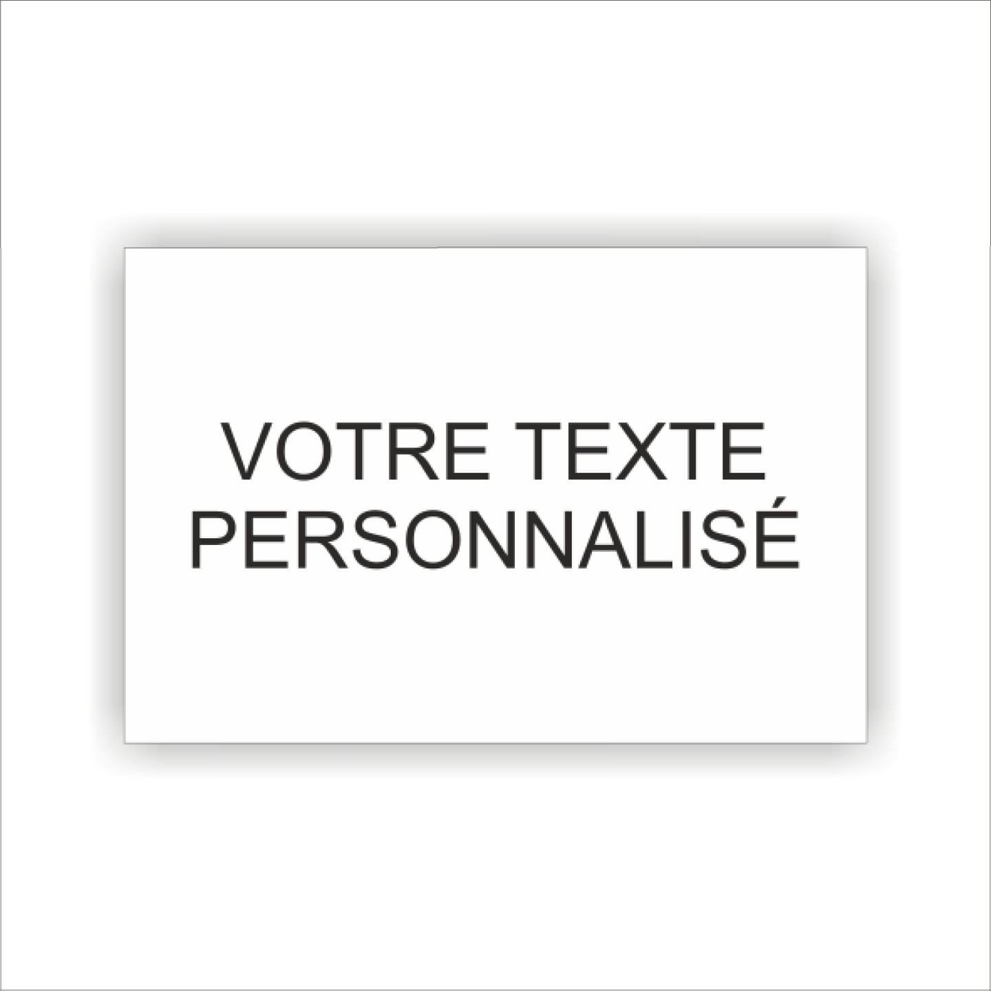 Panneau pvc personnalisable format 200 x 300 mm