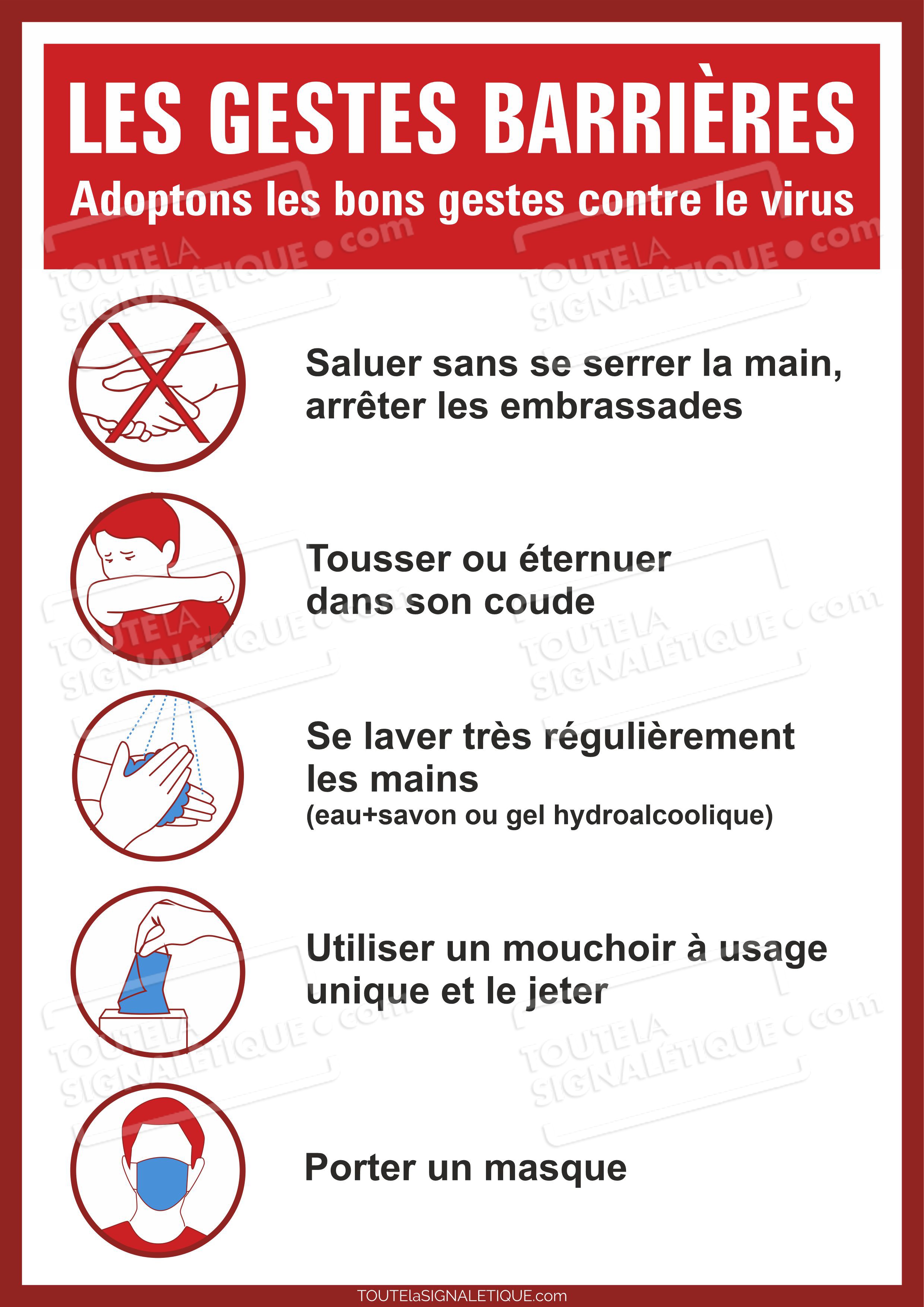 Floraison Réfléchi pictogramme geste barriere Jai reconnu En quelque sorte profil