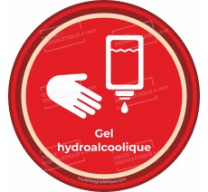 Sticker Gel hydroalcoolique - Covid-19