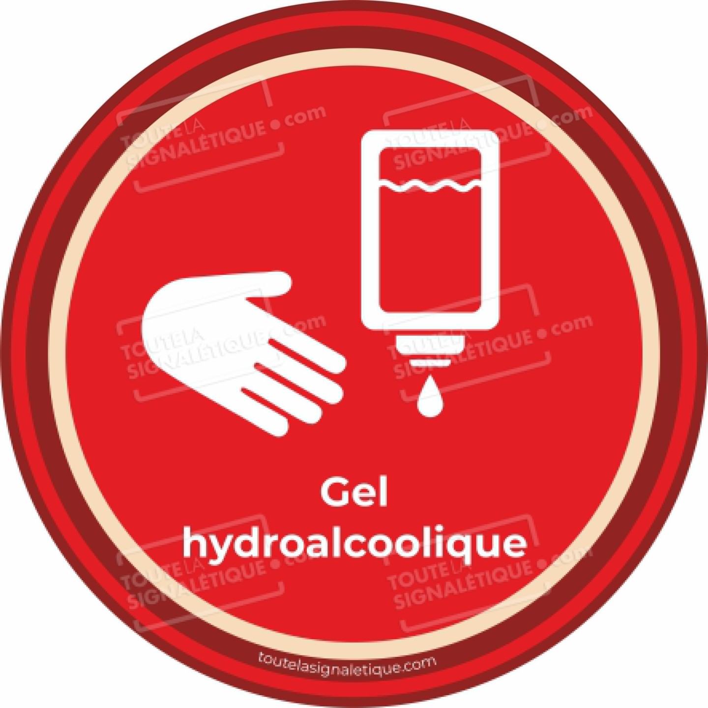 Sticker Gel hydroalcoolique - Covid-19