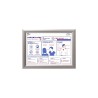 Cadre clic clac en alu avec affiche de la santé publique - Covid-19