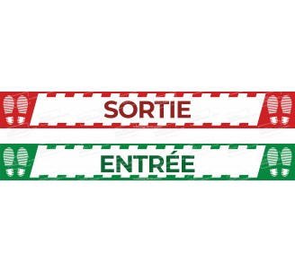 Bandes de sol - ENTRÉE - ou - SORTIE