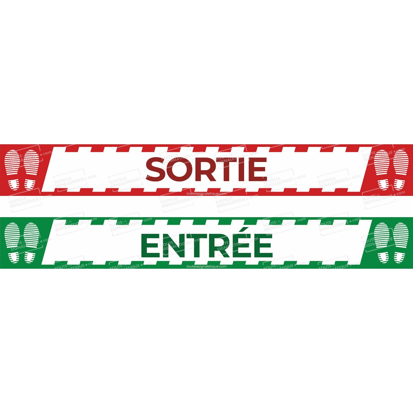 Bandes de sol - ENTRÉE - ou - SORTIE