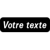 Panneau directionnel type D29 - 1 ligne de texte
