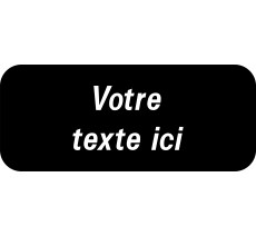 Panneau directionnel type D29 - 2 lignes de texte