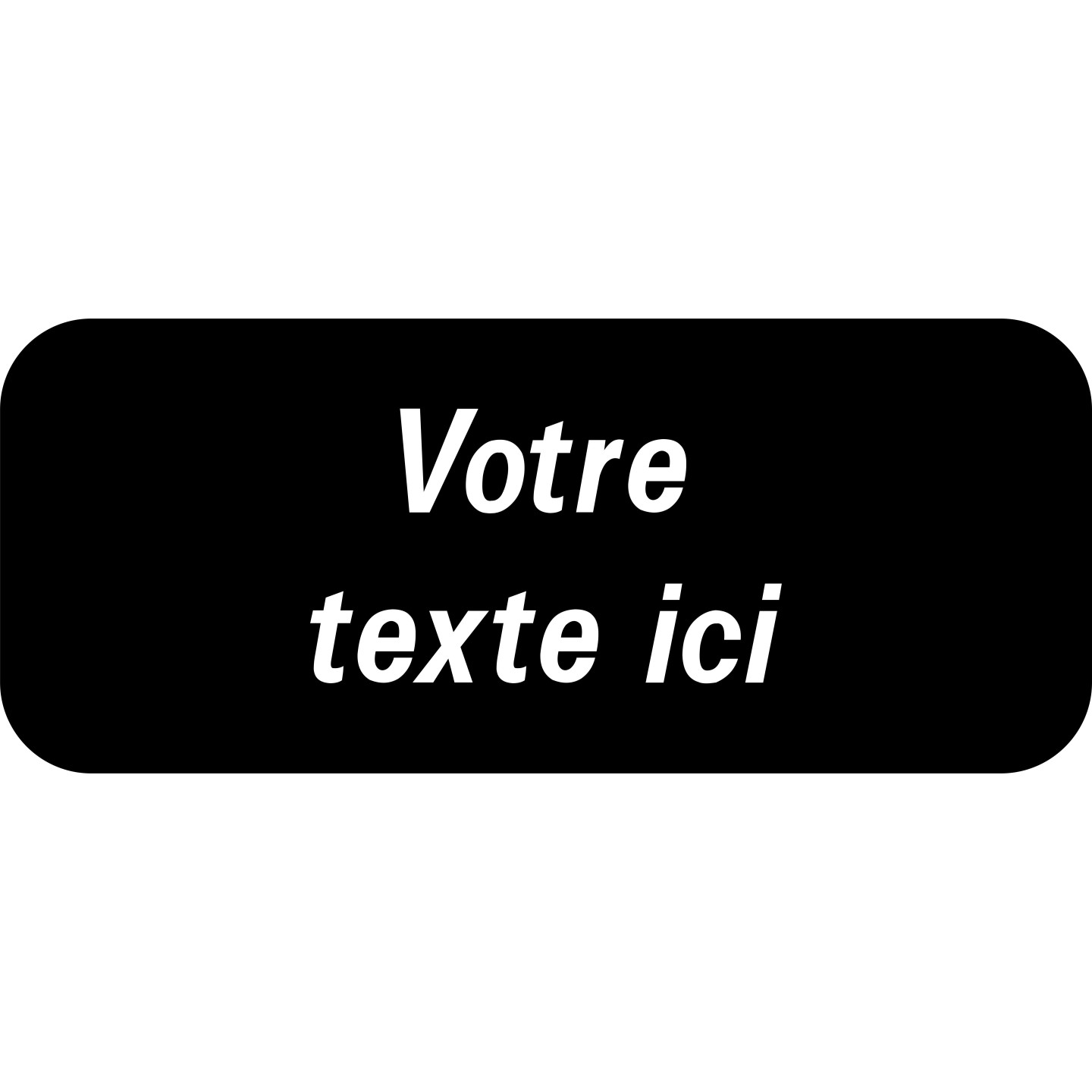 Panneau directionnel type D29 - 2 lignes de texte