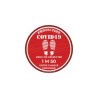 Rond au sol PROTECTION COVID-19 - 1m50