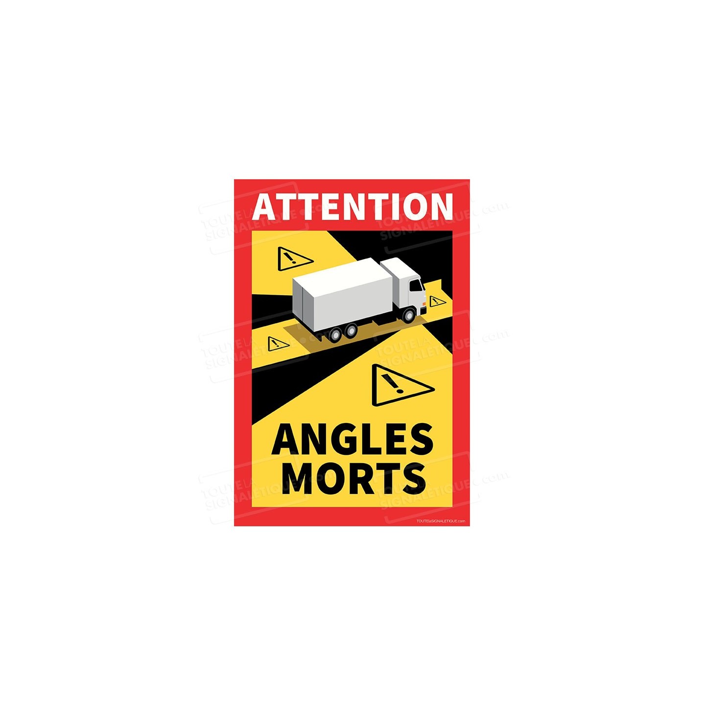 Sticker Angles morts pour camion