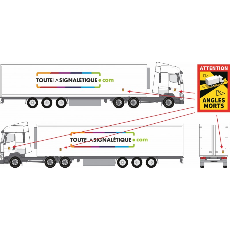 Angles Morts Bus - Autocollant angle mort