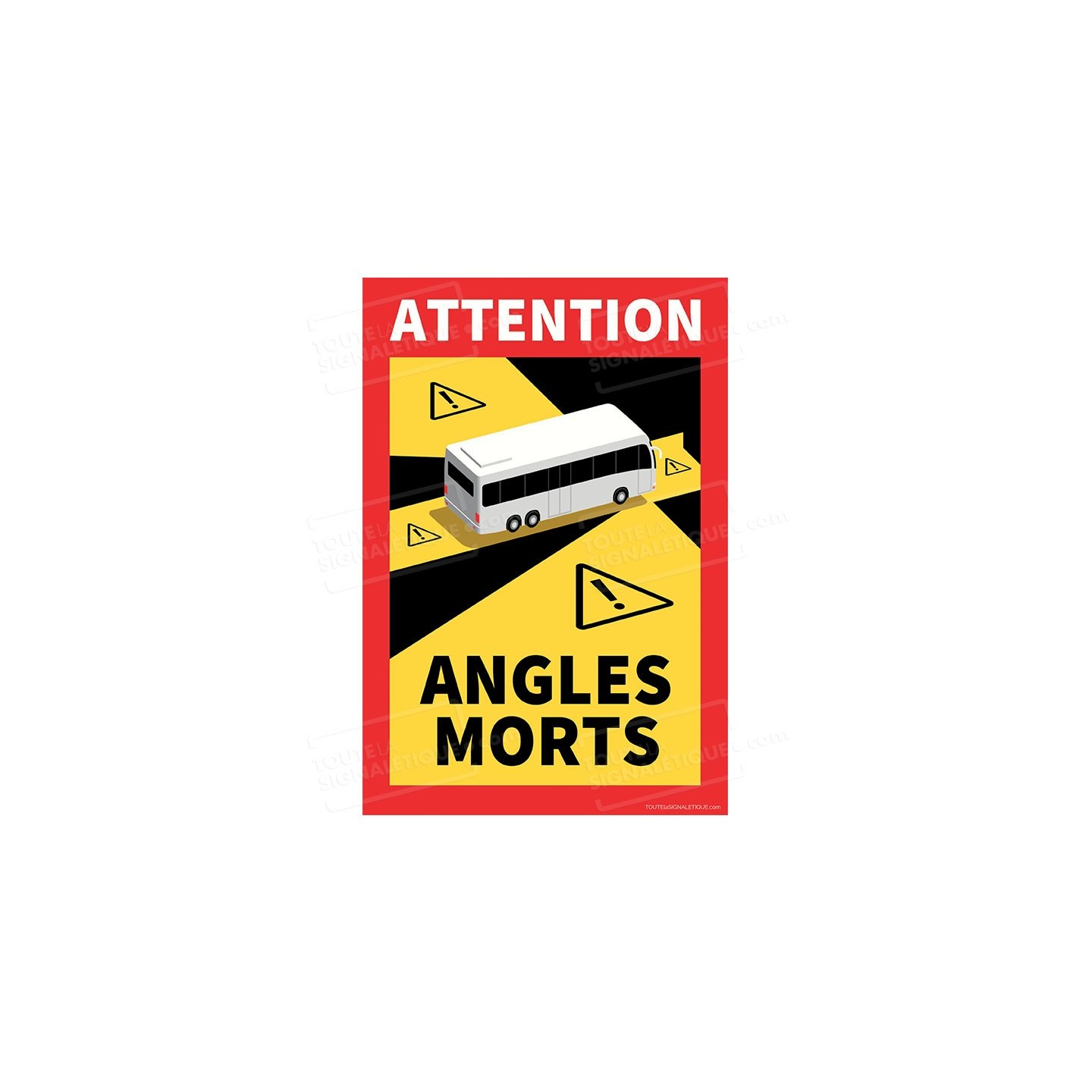 Sticker Angles morts pour bus , autocars