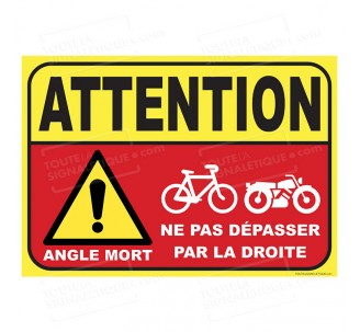 Sticker Angles morts pour bus , autocars