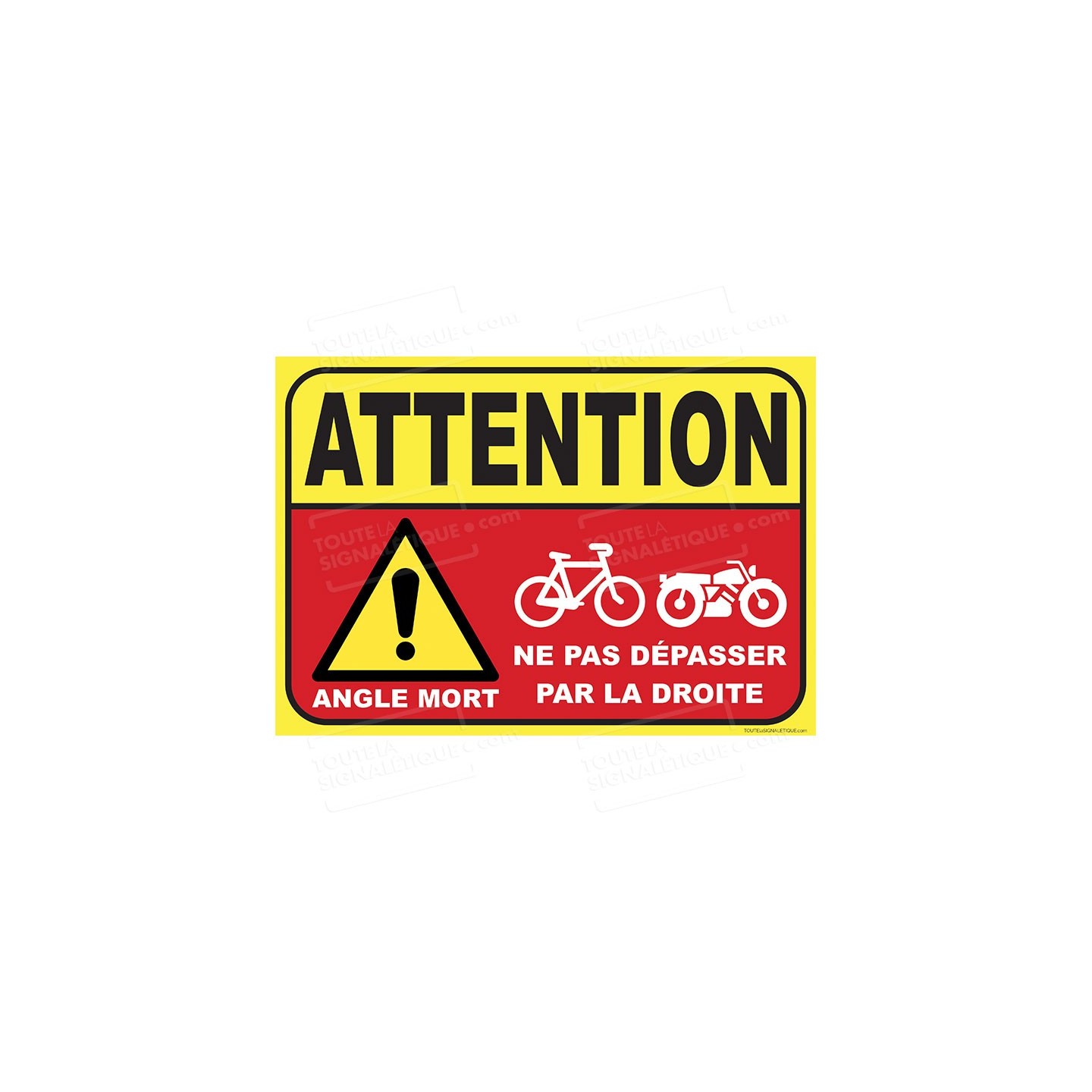 Sticker Angles morts pour bus , autocars