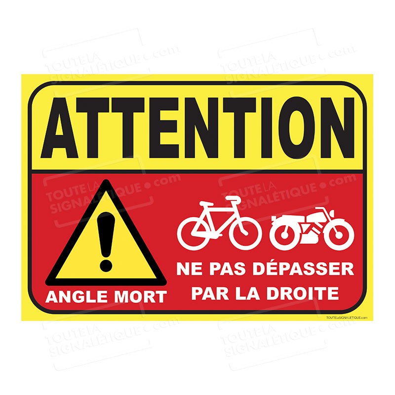 Sticker Gardez vos Distances Couleur Exterieur Noir