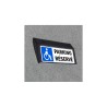 Plaque d'identification emplacement PMR pour parking