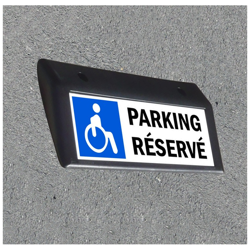 Signalisation de parking / stationnement - Parking réservé (  Personnalisable avec votre texte)