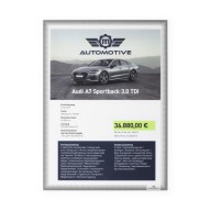 5 porte-affiches à fixation vitrostatique