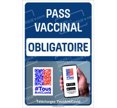 Panneau Pass Vaccinal Obligatoire